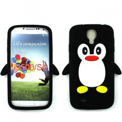 Samsung Galaxy S4 3D Penguin Case (Black)